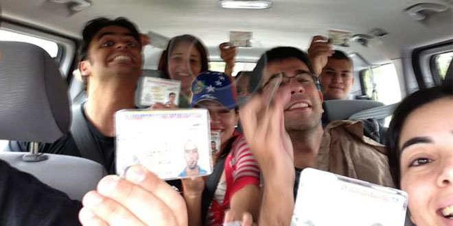 Imágenes de cómo se preparan los venezolanos en el exterior para las elecciones presidenciales
