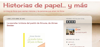 Las Historias de papel… y más cumplen 1 año y 5.000 visitas, ¡gracias!