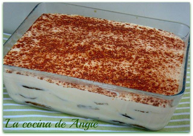 Tiramisú receta estrella