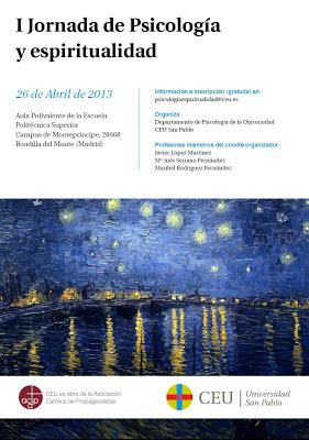 I JORNADA DE PSICOLOGÍA Y ESPIRITUALIDAD