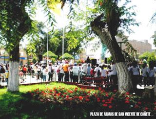 La Intención Fue Buena: MARCHA TÉRMINO SOLO EN CONCENTRACIÓN…   Convocatoria Por La Paz en Cañete Fracaso…