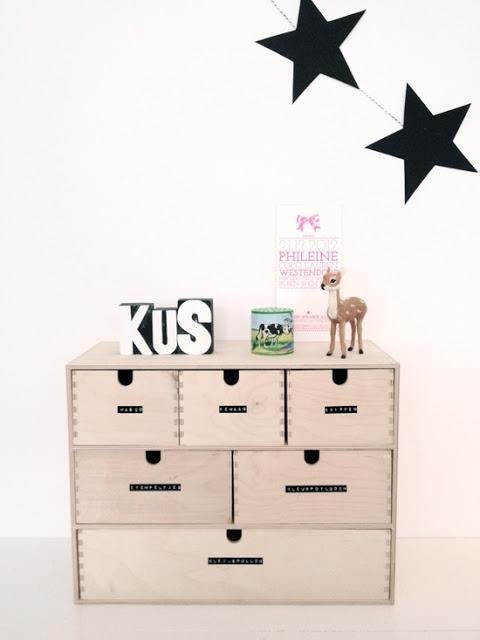 DIY: Guirnalda de estrellas para la pared