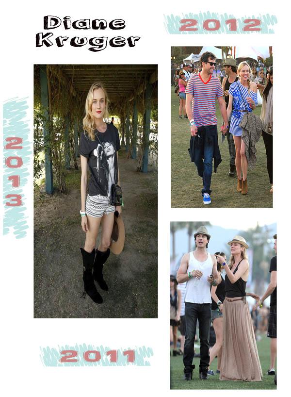 Diane Kruger Coachella Estilo