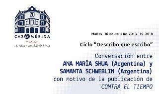Charla con Ana María Shua en Madrid