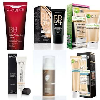 Comparativa de bb creams occidentales