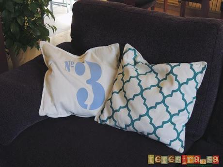 DIY: Cómo Pintar un cojín por Teresina