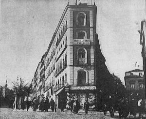 La desaparecida Casa del Ataúd, en Madrid