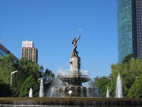 Fuente de la Diana Cazadora 460x345 La Fuente de la Diana Cazadora en México DF