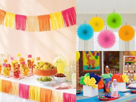 ideas para la decoración de una fiesta mexicana