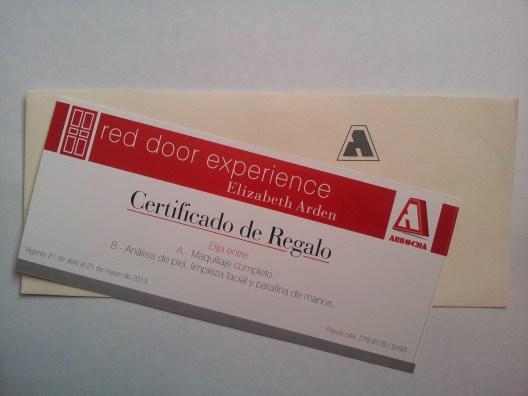 Certificado de regalo