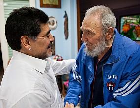 Maradona se reúne con Fidel Castro