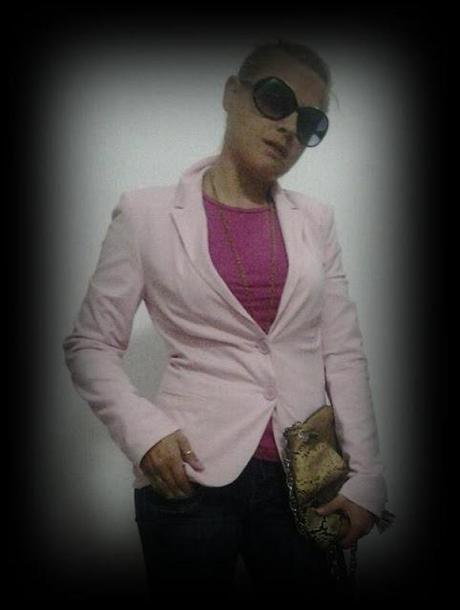 Jeans & Blazer rosa