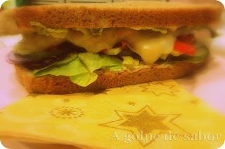 Sandwich gourmet de lomo