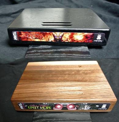 Cartuchos NeoGeo con carcasa de madera