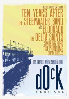 Ten Years After, The Steepwater Band, Eldorado, The Delta Saints y más en el Dock Festival de Los Alcázares
