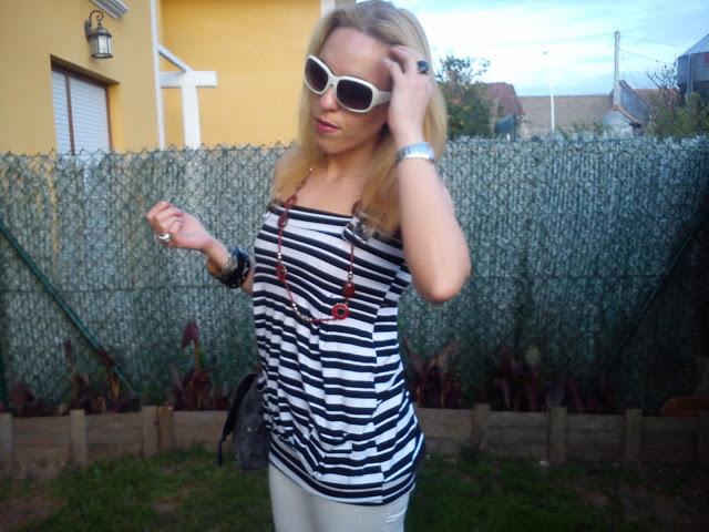 Black & White + red & flowers Shoes