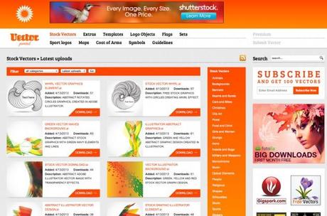 Portales de recursos vectoriales gratis de alta calidad Vectorportal