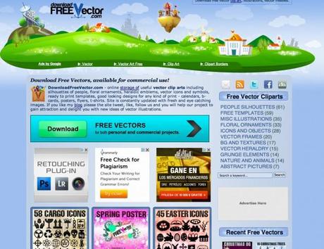 Portales de recursos vectoriales gratis de alta calidad downloadfreevector