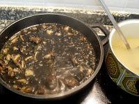 Arroz negro con costilla de cerdo y sepia