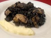 Arroz negro costilla cerdo sepia