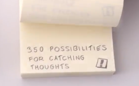 Post-it utiliza la animación para captar las buenas ideas