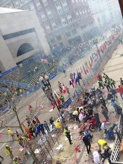 VIDEO del momento exacto de la explosión en la Maratón de Bostón