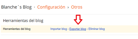 Como hacer una copia de seguridad del blog en Blogger Como hacer una copia de seguridad del blog en Blogger