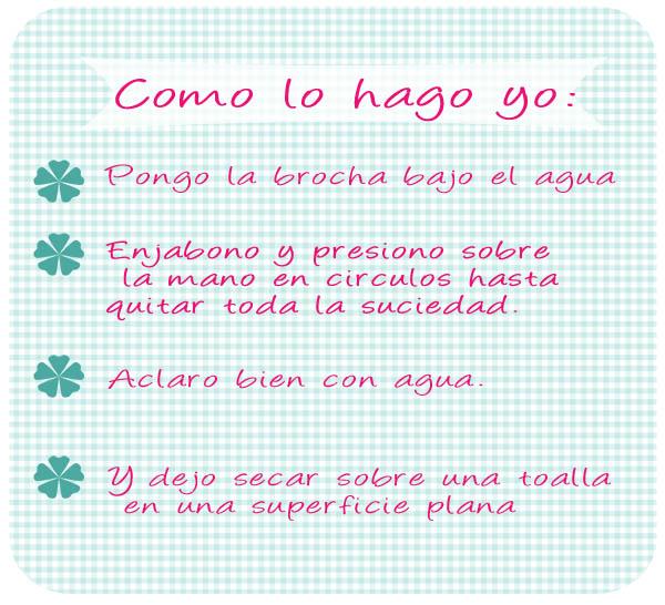 como limpiar brochas de maquillaje productos