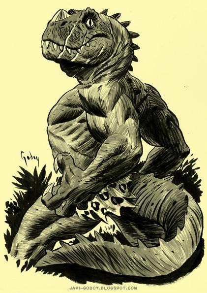 Los saurios tebeozoicos de Javi Godoy