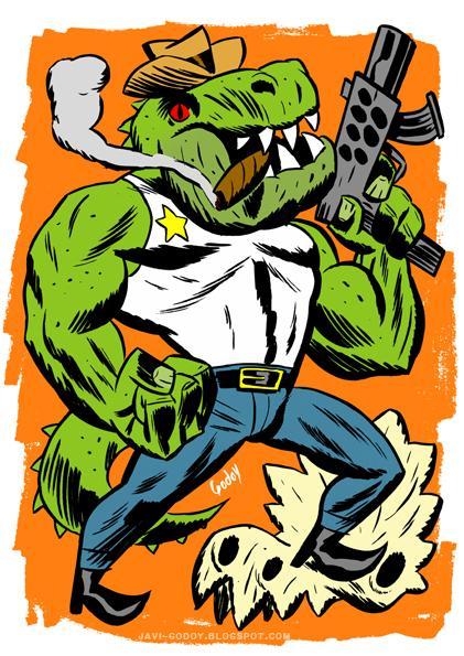 Los saurios tebeozoicos de Javi Godoy