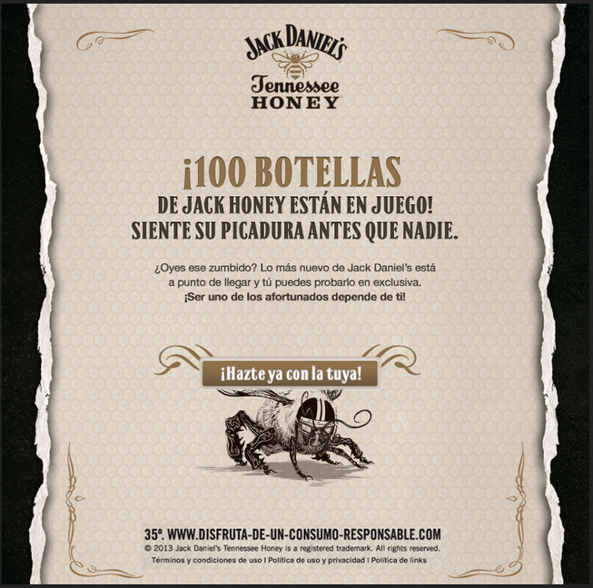 Nuevo sabor a miel de Jack Daniel's