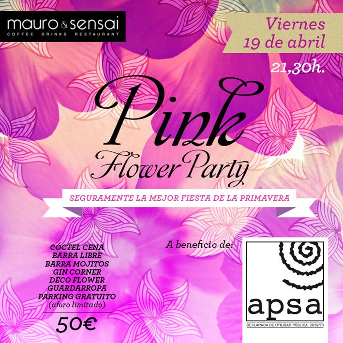 Fiesta Pink Flower Party a beneficio de APSA.