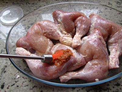Pollo asado a la barbacoa