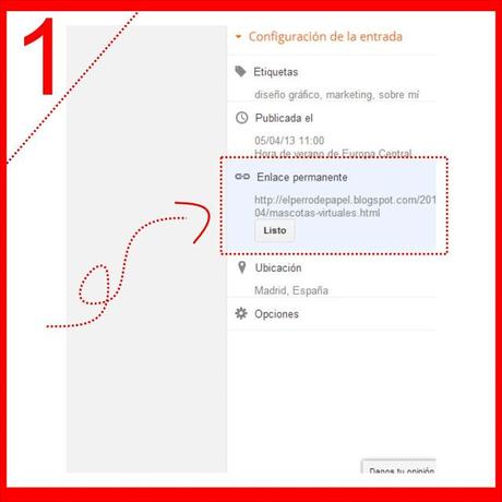 enlace permanente blogger insertar botón pinterest en blogger