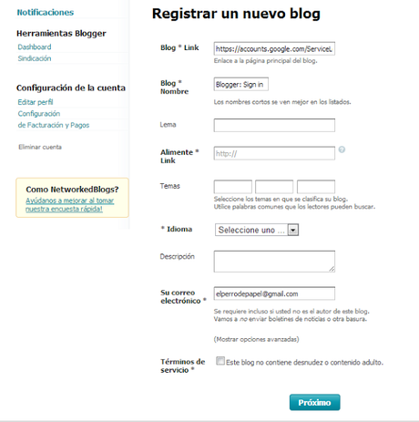 tutorial para blogger tutorial networkedblog para blogger