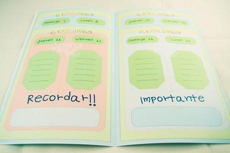 diseño personalizado blogspot plantilla agenda personalizada