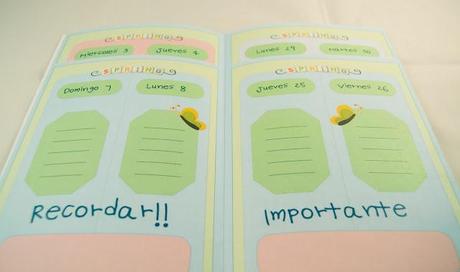 diseño blogger plantilla agenda personalizada