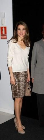 Dña. Letizia en la presentación de Misión 60 Aniversario, de la Asociación Contra El Cáncer