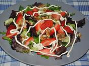 Ensalada Fresas Queso Cocina
