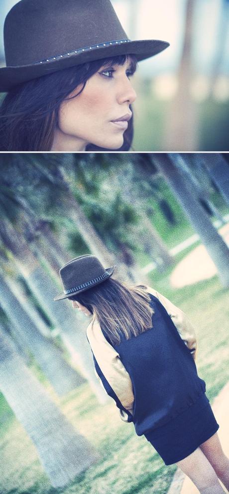 between palm trees between palm trees