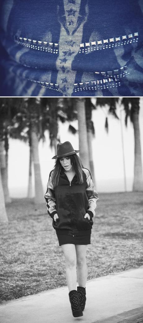 between palm trees between palm trees