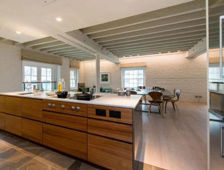 Detalles en verde agua Loft en tonos neutros 3