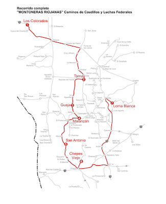 EL CAMINO DE LOS CAUDILLOS Y LAS LUCHAS FEDERALES DE LA RIOJA