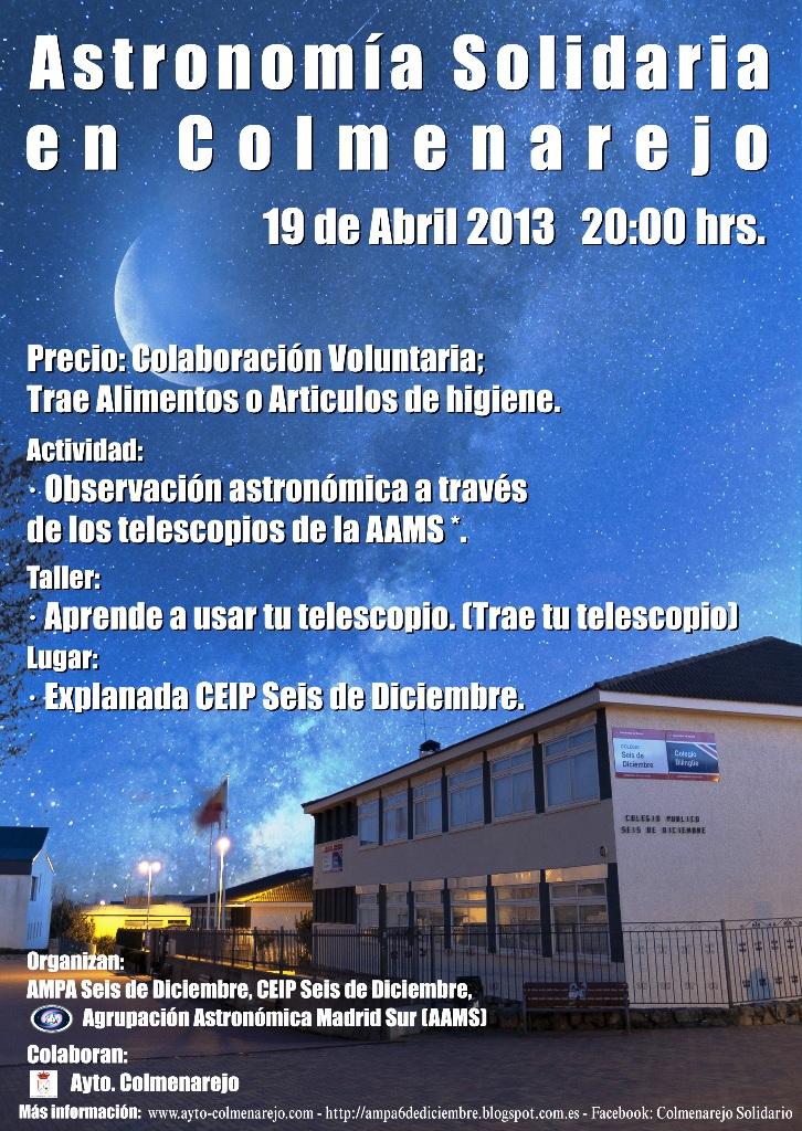 Astronomía Solidaria en Colmenarejo