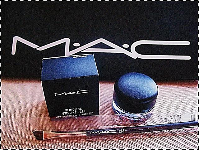 MAC: Fluidline Eye-liner Gel y la brocha 266