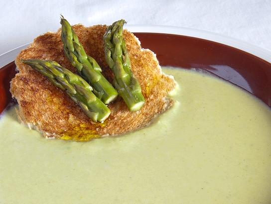 Crema de espárragos