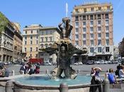 Plaza Barberini Fuente Tritón