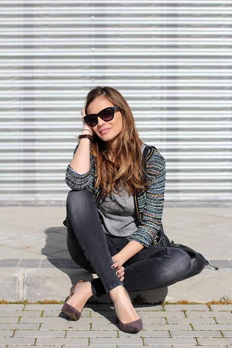 multi-coloured cardi multi-coloured cardi