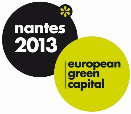 Logo de Nantes como Ciudad Verde Europea 2013