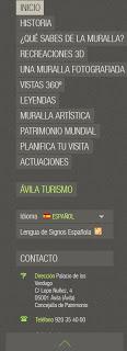 Presentada la web de la Muralla de Ávila en lengua de signos española